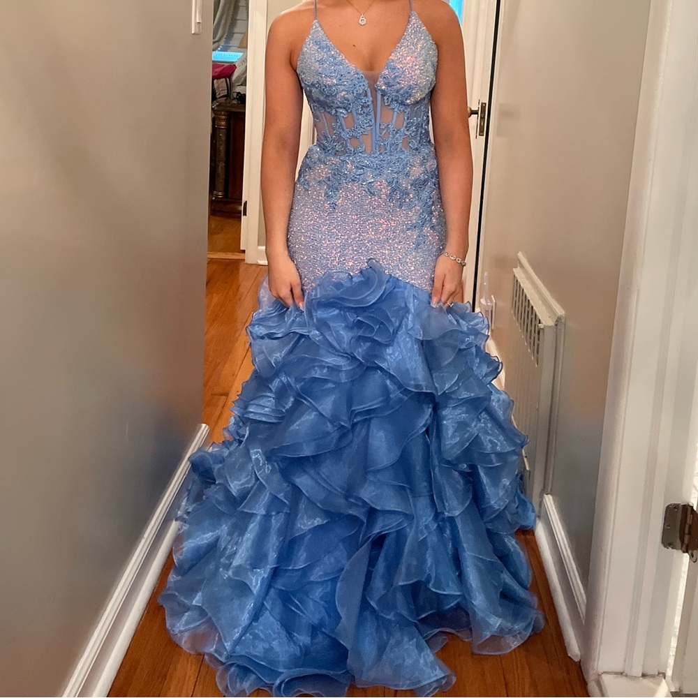 Couture prom sweet 16 quincenera evening gown